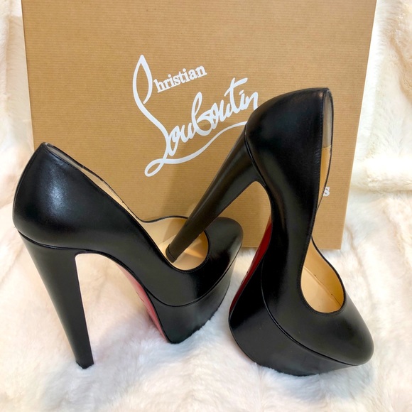 CHRISTIAN LOUBOUTIN HEELS/SIZE 6.5 - Picture 1 of 10